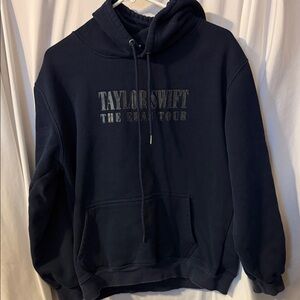 Taylor Swift The Eras Tour Hoodie Medium Navy Blue